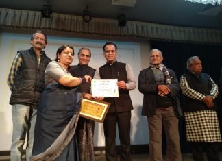 कलमकार पुरस्कार समारोह,साहित्य को बढ़ावा देगी सरकार : विश्वेन्द्र सिंह