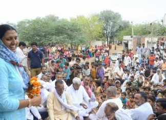 जयपुर ग्रामीण से कांग्रेस प्रत्याशी कृष्णा पूनिया का धुंआधार चुनाव प्रचार