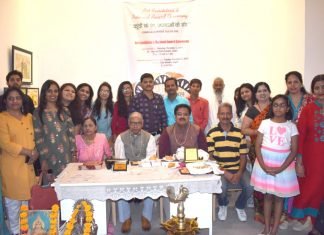 भव्या इंटरनेशनल के तत्वावधान में नवांकुर चित्रकारों व कलाकारों को ,वरिष्ठों के साथ साझा करने का मिला मंच