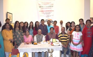 भव्या इंटरनेशनल के तत्वावधान में नवांकुर चित्रकारों व कलाकारों को ,वरिष्ठों के साथ साझा करने का मिला मंच