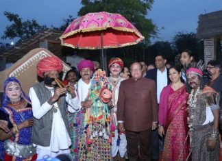 29 जनवरी तक चलेगा दस दिवसीय मल्टी- जॉनर कल्चर फेस्टिवल ,, शिल्प, सांस्कृतिक प्रस्तुतियां और रंगमंच का संयोजन,, कला एवं संस्कृति मंत्री ने सोमवार शाम जेकेके के शिल्पग्राम में किया पिंकसिटी फेस्टिवल का उद्घाटन *‘हस्तशिल्प व कुटीर उद्योगों को प्रोत्साहित करना हमारी जिम्मेदारी : कल्ला*