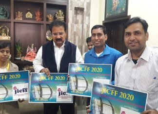 परिवहन मंत्री प्रताप सिंह खाचरियावास् के हाथों हुआ ,JICFF के पोस्टर का विमोचन