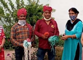 *कोरोना योद्धा के रूप में हुआ पत्रकारों का सम्मान*