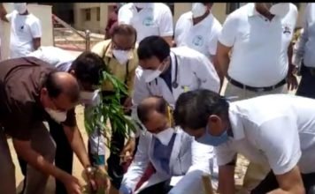 राजस्थान राज्य नर्सेज एसोसिएशन ,एकीकृत व सीड्स के तत्वावधान में कैन्सर इन्स्टीट्यूट मे हुआ वृक्षारोपण,,