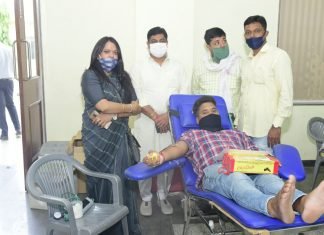 सचिन पायलट के जन्मदिन के एक दिन पूर्व,,आयोजित हुआ ,रक्तदान शिविर,,,