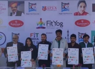 फिट योग की तरफ से 26 जनवरी को जयपुर में फिट इंडिया साइक्लोथान का आयोजन किया जायेगा,,