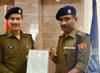 सुनील प्रसाद शर्मा, R.P.S, सहायक पुलिस आयुक्त, रामगंज, हुए सम्मानित,,