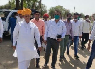 सांसद रामचरण बोहरा ने नेवटा एवं चिरोटा नहर का दौरा कर विकास कार्यो का लिया जायजा,, सांसद बोहरा ने अधिकारियों को दिये निर्देश शेष बचे हुए कार्यो को करे शीघ्र पूरा,,,