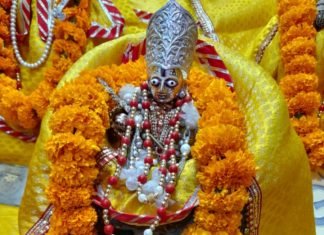 दक्षिण मुखी बालाजी मंदिर हाथोज धाम में रामनवमी महोत्सव धूमधाम से मनाया गया,,