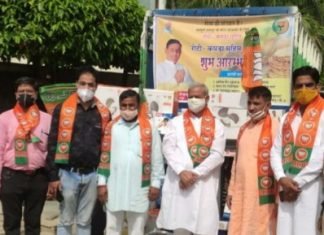 जयपुर सांसद रामचरण बोहरा ने किया रोटी कपड़ा मुहिम का शुभारंभ,,