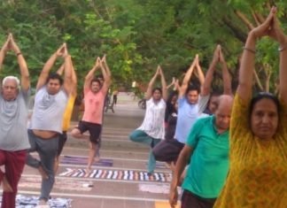अंतरराष्ट्रीय योग दिवस,, देश-विदेश में ‘सक्षम संस्थान’ ने योग दिवस मनाया,,