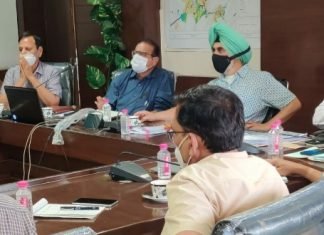 प्रशासन शहरों के संग अभियान-2021 नगर नियोजकों की बैठक आयोजित,,