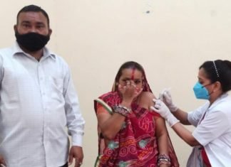 सामुदायिक केंद्र वाल्मीकि कॉलोनी,वैक्सीनेशन शिविर में 315 लोगों का हुआ वैक्सीनेशन,