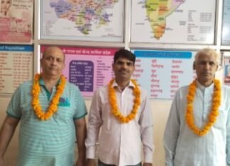 राजस्थान प्राइवेट स्कूल समिति जयपुर के चुनाव में ताराचंद सैनी बने अध्यक्ष,,