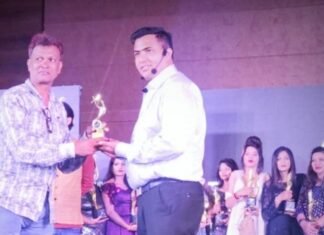 इंडिया हेयर एंड ब्यूटी अवॉर्ड शो का भोपाल में हुआ आयोजन, जयपुर के पत्रकार मोहम्मद अजहरुद्दीन थे विशिष्ट अतिथि,,