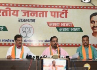 जाहिदा खान, सुभाष गर्ग, भजनलाल जाटव, जोगिन्दर अवाना और दिव्या मदेरणा ने खुलेआम पुलिस प्रशासन का दुरूपयोग किया: अरूण चतुर्वेदी,,