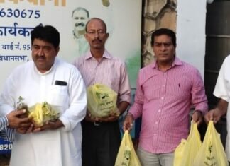 हेरिटेज नगर निगम वार्ड 95, 1ग6 जवाहर नगर पर औषधि पादप वितरण केंद्र से वितरित हुए औषधि पादप,