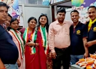 लायंस क्लब जयपुर विद्याधर नगर ने महिला सुरक्षा के लिए सैंनेट्री पैड बाटे