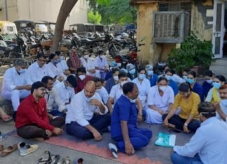 स्वसन रोग संस्थान में आंदोलन हुआ तेज , 8 तारीख से तीनों परियों में होगा दो-दो घंटे का कार्य बहिष्कार,,