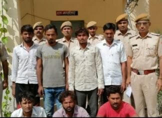 अनाज के गोदाम में हुई नकबजनी की वारदात का पर्दाफाश, 7 नकबजन गिरफ्तार,,