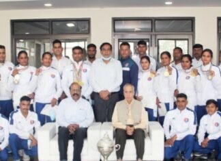 अखिल भारतीय तीरंदाजी प्रतियोगिता में उपविजेता रही राजस्थान पुलिस टीम का पुलिस मुख्यालय में अभिनंदन,,,