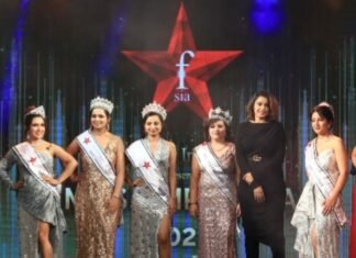 पेजेंट के तीसरे दिन नेशनल लेवल की विनर्स की क्राउनिंग सेरेमनी से गुलजार हुआ मंच — मिस में एक व मिसेज में दो केटेगरी के विनर्स के सर पर सजा ताज,,,