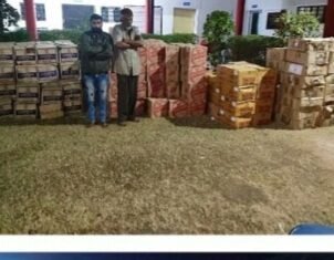 सीआईडी क्राइम ब्रांच जयपुर द्वारा जिला पाली के सदर थाना क्षेत्र में अवैध अंग्रेजी शराब के विरूद्ध बड़ी कार्यवाही, अवैध अंग्रेजी शराब की 355 पेटियां बरामद, एक ट्रक जब्त, 02 मुल्जिम गिरफ्तार,,जब्त अवैध अंग्रेजी शराब की बाजार कीमत 50 लाख रूपये,,