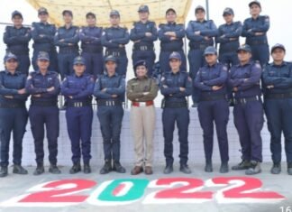 नववर्ष पर पुलिस लाइन में निर्भया स्क्वायड महिला पुलिसकर्मियों की सभा हुई आयोजित,,