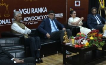 विवेकानंदा ग्लोबल विश्वविद्यालय, जयपुर में चार दिवसीय VGU-Ranka नेशनल Trial advocacy competition,2022 के पहले संस्करण का आयोजन,,,
