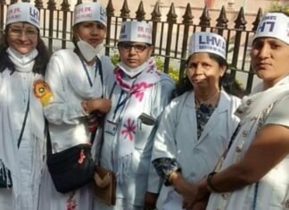 एलएचवी/एएनएम संघ ऑफ राजस्थान की प्रदेश अध्यक्ष कमला मीना ने किया आह्वान,,