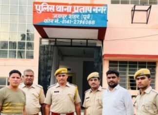 12 घंटे में मर्डर की वारदात का किया खुलासा, पुलिस थाना प्रताप नगर, जयपुर पूर्व की कार्यवाही, अभियुक्त रोहित धोबी गिरफ्तार,,