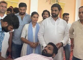 आनन्दपाल सिंह की पुण्य स्मृति में महारक्तदान शिविर आयोजित,