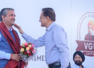 SIDBI द्वारा स्वावलंबन चेयर प्राप्त करने वाला उत्तर भारत का पहला विश्वविद्यालय बना वीजीयू, जयपुर,