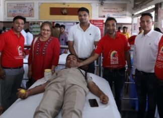 जयपुर सहित देश और विदशी धरती पर मनाया गया रक्तदान उत्सव -51 कैंप लगाए गए विदेशों में, जनप्रतिनिधि, सेलिब्रिटी और स्पोर्ट्स पर्संस के साथ पुलिस अधिकारियों व ब्यूरोक्रेट्स ने किया स्वेच्छिक रक्तदान,,