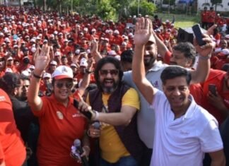 हजारों अग्रबन्धुओं ने अग्र एकता मैराथन में हिस्सा लेकर अग्रसेन जयंति महोत्सव का किया आगाज,,