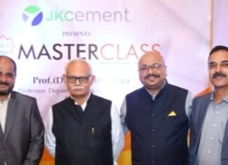 एसोसिएशन ऑफ इंफ्रास्ट्रक्चर इण्डस्ट्री (इंडिया) और जेके सीमेंट लिमिटेड ने शुरू की टेक्नोलॉजी ऑफ होम नॉलेज सीरीज – मास्टरक्लास,,
