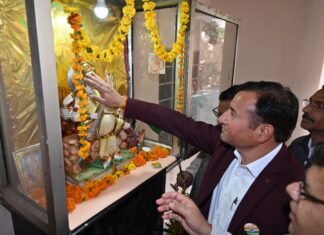 प्रेेस क्लब में झण्डारोहण एवं बसंत पंचमी का आयोजन,, क्लब अध्यक्ष मुकेश मीणा ने किया झण्डारोहण,,,