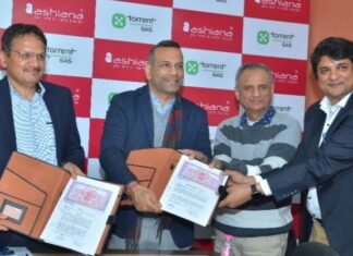 आशियाना हाउसिंग ने पीएनजी की आपूर्ति के लिए टोरेंट गैस के साथ समझौता ज्ञापन पर हस्ताक्षर किए,