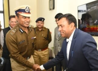 डॉ रवि प्रकाश मेहरड़ा को अपराध शाखा द्वारा भावभीनी विदाई, अपराध पद का पदभार भारतीय पुलिस सेवा के दिनेश एनएम को सौंपा,