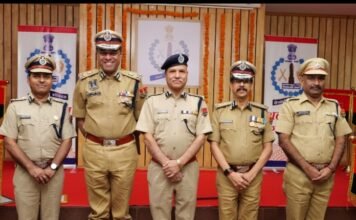 जयपुर पुलिस कमिश्नर बीजू जोसेफ के साथ 4 आईपीएस अधिकारियों को डीजीपी डिस्क,