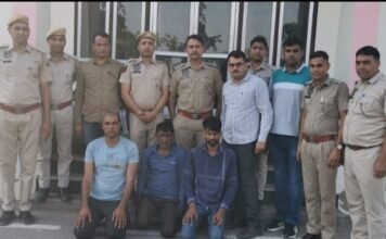जयपुर पुलिस आयुक्तालय,दक्षिण की तत्परतापूर्ण कार्यवाही, मुहाना क्षेत्र में हुई 71 लाख रूपये की लूट का पर्दाफाश, लूट के तीन आरोपी गिरफ्तार, लूटी गई रकम एवं वारदात में प्रयुक्त वाहन स्कार्पिओं बरामद