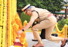 देश के अमर शहीदों से प्रेरणा लेकर कर्तव्यनिष्ठा के साथ सेवा करें – डीजीपी राजीव शर्मा