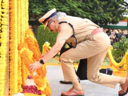 देश के अमर शहीदों से प्रेरणा लेकर कर्तव्यनिष्ठा के साथ सेवा करें – डीजीपी राजीव शर्मा
